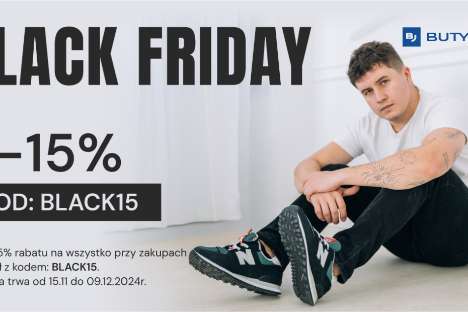 Promocja Black Friday na markowe buty i odzież