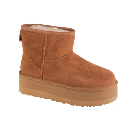 UGG Classic Mini Platform 1134991-CHE damskie buty zimowe, Brązowe 001