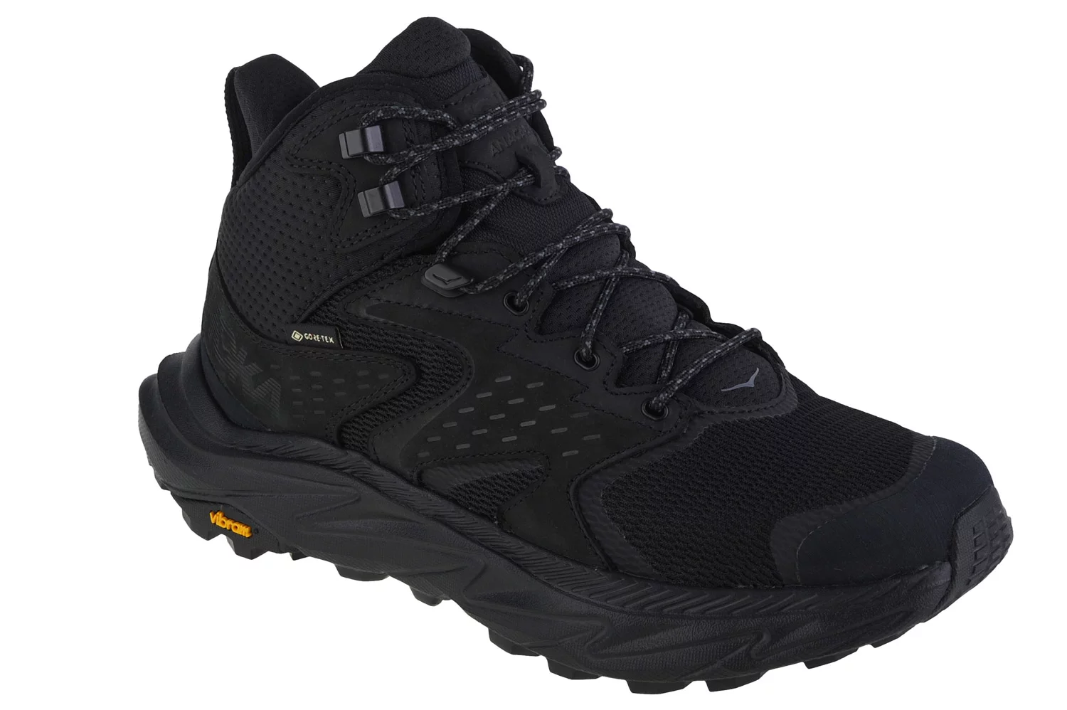 Фото - Трекінгове взуття GTX Hoka Anacapa 2 Mid  1141633-BBLC, Męskie, Czarne, buty trekkingowe, prz 