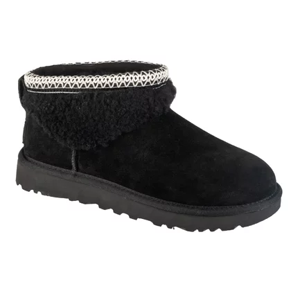 UGG Classic Ultra Mini Maxi Curly 1158263-BLK