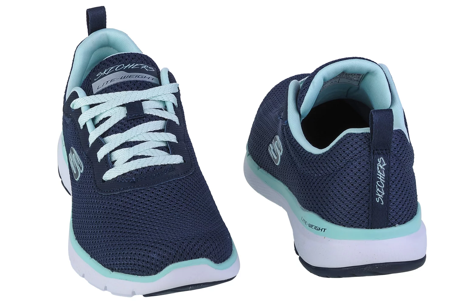 Skechers flex appeal on sale 3.0 navy aqua