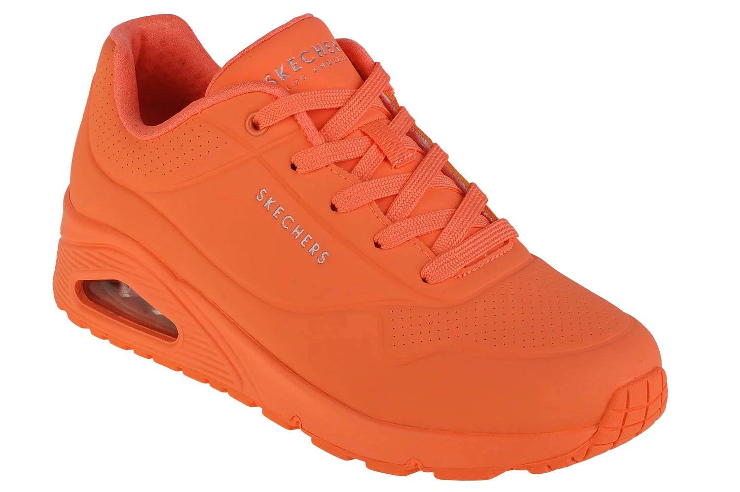 Orange skechers on sale