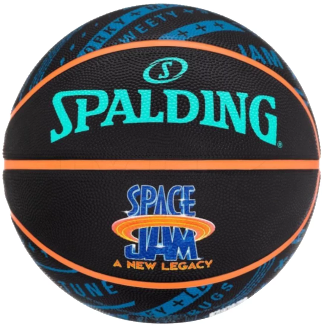 Фото - Баскетбольний м'яч SPALDING Space Jam Tune Squad Roster Ball 84540Z, Unisex, Czarne, piłki do 