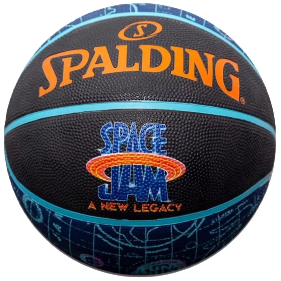 Фото - Баскетбольний м'яч SPALDING Space Jam Tune Court Ball 84560Z, Unisex, Czarne, piłki do koszyk 