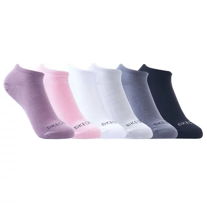 Skechers 6pk Womens No Show Socks S114230-AST