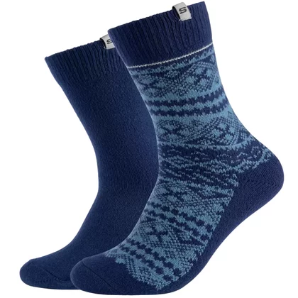 Skechers 2PPK Men Casual Fashion Jacquard Socks SK41049-5501