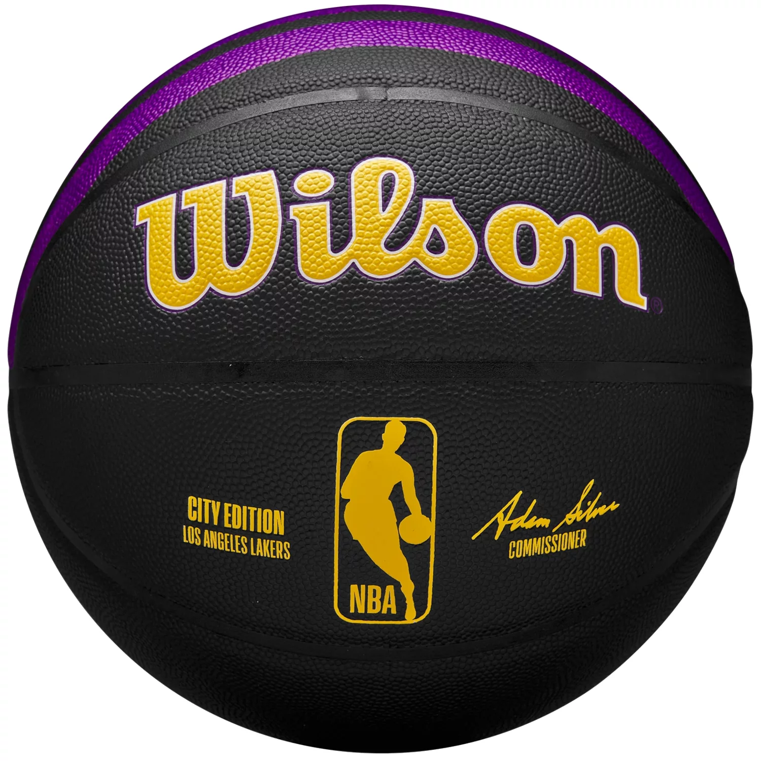 Zdjęcia - Piłka do koszykówki Wilson NBA Team City Collector Los Angeles Lakers In/Out Ball WZ4024114XB, 