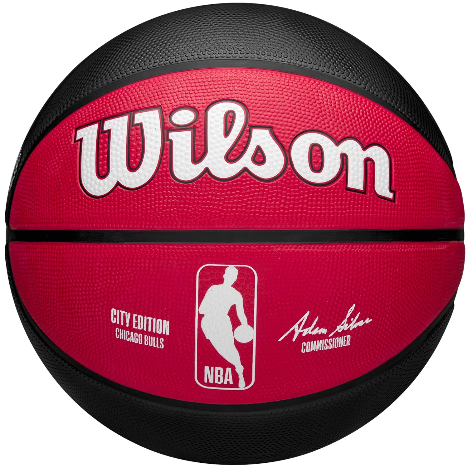 Фото - Баскетбольний м'яч Wilson NBA Team City Edition Chicago Bulls Out Ball WZ4024205XB, Unisex, C 