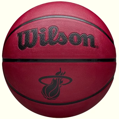 Wilson NBA Team Tribute Solid Miami Heat Ball WZ4025416XB